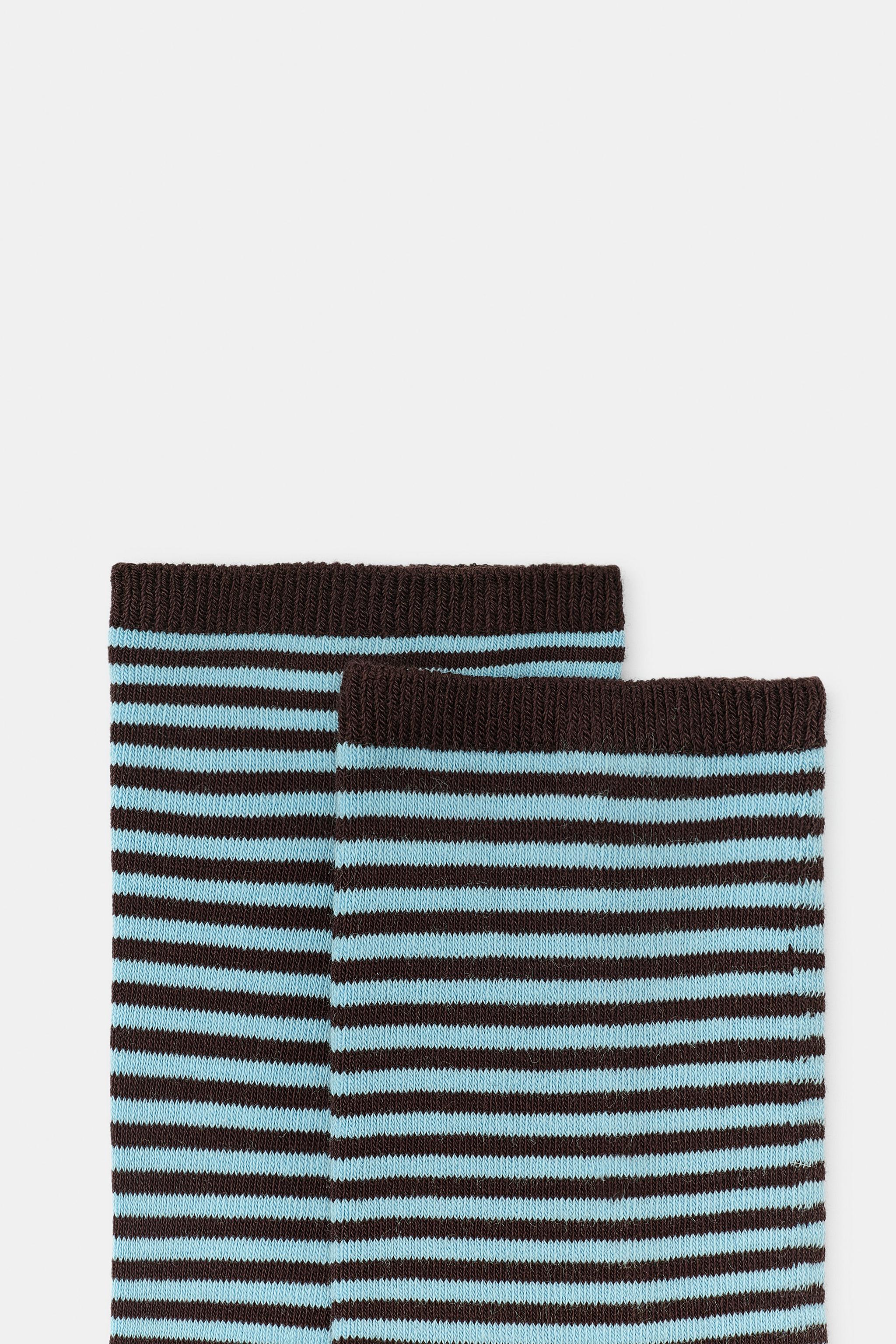 CHAUSSETTES JACQUARD RAYURES